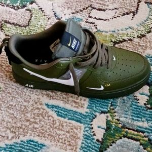 Nike Air Force Ones (Camo Green)